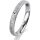 Ring Platin 950 3.0 mm kristallmatt 1 Brillant G vs 0,025ct