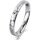 Ring Platin 950 3.0 mm diamantmatt 1 Brillant G vs 0,025ct