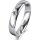 Ring Platin 950 4.0 mm poliert 1 Brillant G vs 0,050ct