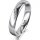Ring Platin 950 4.0 mm poliert 4 Brillanten G vs Gesamt 0,020ct