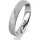 Ring Platin 950 4.0 mm kreismatt 4 Brillanten G vs Gesamt 0,020ct