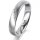Ring Platin 950 4.0 mm sandmatt 4 Brillanten G vs Gesamt 0,020ct