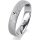 Ring Platin 950 4.5 mm kreismatt 1 Brillant G vs 0,025ct