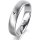 Ring Platin 950 4.5 mm sandmatt 1 Brillant G vs 0,025ct