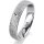 Ring Platin 950 4.5 mm kristallmatt 1 Brillant G vs 0,025ct