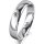 Ring Platin 950 4.5 mm poliert 1 Brillant G vs 0,050ct