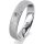 Ring Platin 950 4.5 mm kreismatt 1 Brillant G vs 0,050ct