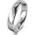 Ring Platin 950 4.5 mm poliert 4 Brillanten G vs Gesamt 0,025ct