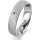 Ring Platin 950 5.0 mm kreismatt 1 Brillant G vs 0,025ct