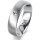 Ring Platin 950 5.5 mm sandmatt 1 Brillant G vs 0,025ct