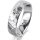 Ring Platin 950 5.5 mm diamantmatt 1 Brillant G vs 0,025ct