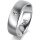 Ring Platin 950 6.0 mm l&auml;ngsmatt 1 Brillant G vs 0,025ct