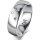 Ring Platin 950 6.0 mm poliert 3 Brillanten G vs Gesamt 0,060ct