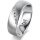 Ring Platin 950 6.0 mm sandmatt 5 Brillanten G vs Gesamt 0,065ct