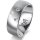 Ring Platin 950 7.0 mm l&auml;ngsmatt 3 Brillanten G vs Gesamt 0,070ct
