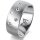 Ring Platin 950 8.0 mm sandmatt 5 Brillanten G vs Gesamt 0,115ct