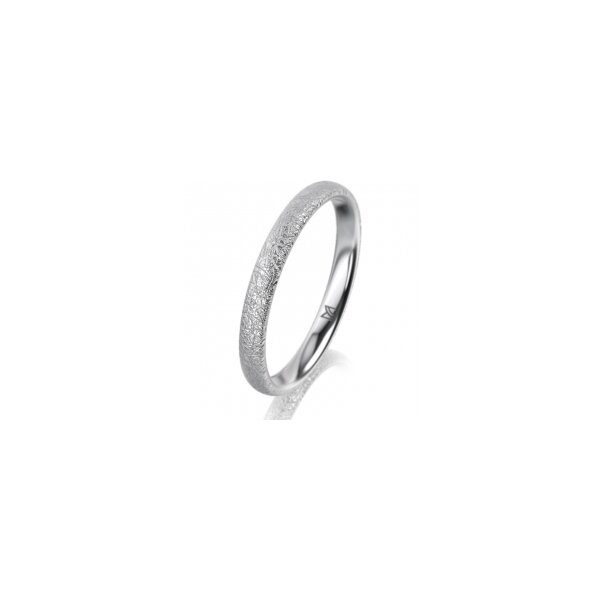 Ring Platin 950 2.5 mm kreismatt