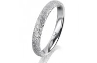 Ring Platin 950 3.0 mm kristallmatt