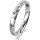 Ring Platin 950 3.0 mm diamantmatt 1 Brillant G vs 0,025ct