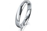 Ring Platin 950 3.5 mm poliert
