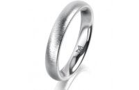 Ring Platin 950 3.5 mm sandmatt