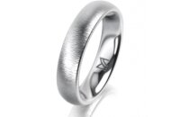 Ring Platin 950 4.5 mm sandmatt