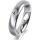Ring Platin 950 4.5 mm l&auml;ngsmatt 1 Brillant G vs 0,065ct
