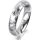 Ring Platin 950 4.5 mm diamantmatt 1 Brillant G vs 0,065ct