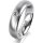 Ring Platin 950 5.0 mm l&auml;ngsmatt 1 Brillant G vs 0,065ct
