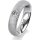 Ring Platin 950 5.0 mm kreismatt 1 Brillant G vs 0,110ct