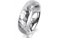 Ring Platin 950 5.5 mm diamantmatt