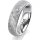 Ring Platin 950 5.5 mm kristallmatt 3 Brillanten G vs Gesamt 0,050ct