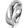 Ring Platin 950 5.5 mm poliert 5 Brillanten G vs Gesamt 0,045ct