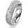 Ring Platin 950 5.5 mm kreismatt 5 Brillanten G vs Gesamt 0,065ct