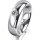 Ring Platin 950 5.5 mm poliert 1 Brillant G vs 0,110ct