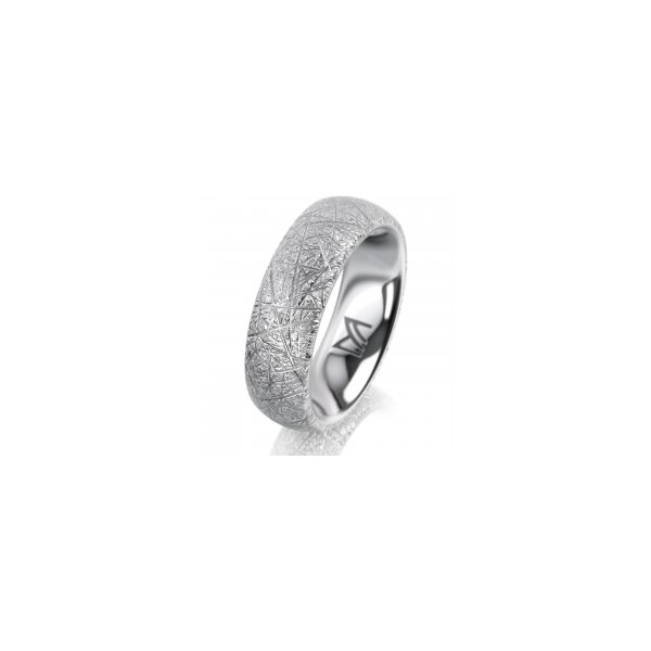 Ring Platin 950 6.0 mm kristallmatt