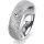 Ring Platin 950 6.0 mm kristallmatt 1 Brillant G vs 0,025ct