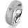 Ring Platin 950 6.0 mm kreismatt 1 Brillant G vs Gesamt 0,065ct