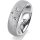 Ring Platin 950 6.0 mm kreismatt 3 Brillanten G vs Gesamt 0,060ct