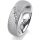 Ring Platin 950 6.0 mm kreismatt 5 Brillanten G vs Gesamt 0,065ct