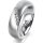 Ring Platin 950 6.0 mm sandmatt 5 Brillanten G vs Gesamt 0,065ct