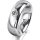 Ring Platin 950 6.0 mm poliert 1 Brillant G vs 0,110ct