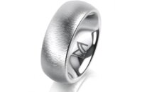 Ring Platin 950 7.0 mm sandmatt