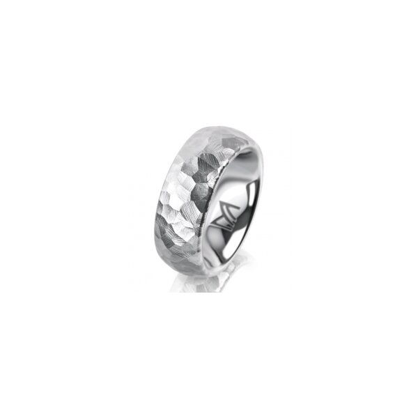 Ring Platin 950 7.0 mm diamantmatt