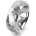 Ring Platin 950 7.0 mm diamantmatt 1 Brillant G vs 0,025ct