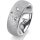 Ring Platin 950 7.0 mm kreismatt 3 Brillanten G vs Gesamt 0,070ct
