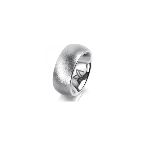 Ring Platin 950 8.0 mm sandmatt