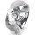 Ring Platin 950 8.0 mm kristallmatt 1 Brillant G vs 0,025ct