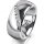 Ring Platin 950 8.0 mm poliert 7 Brillanten G vs Gesamt 0,095ct
