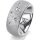 Ring Platin 950 8.0 mm kreismatt 5 Brillanten G vs Gesamt 0,115ct